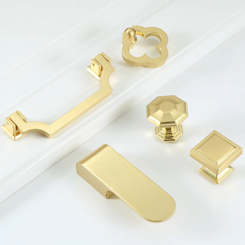 Vintage style/ Cabinet Knobs and Handles Drawer Furnitures Cupboard Wardrobe golden Knobs
