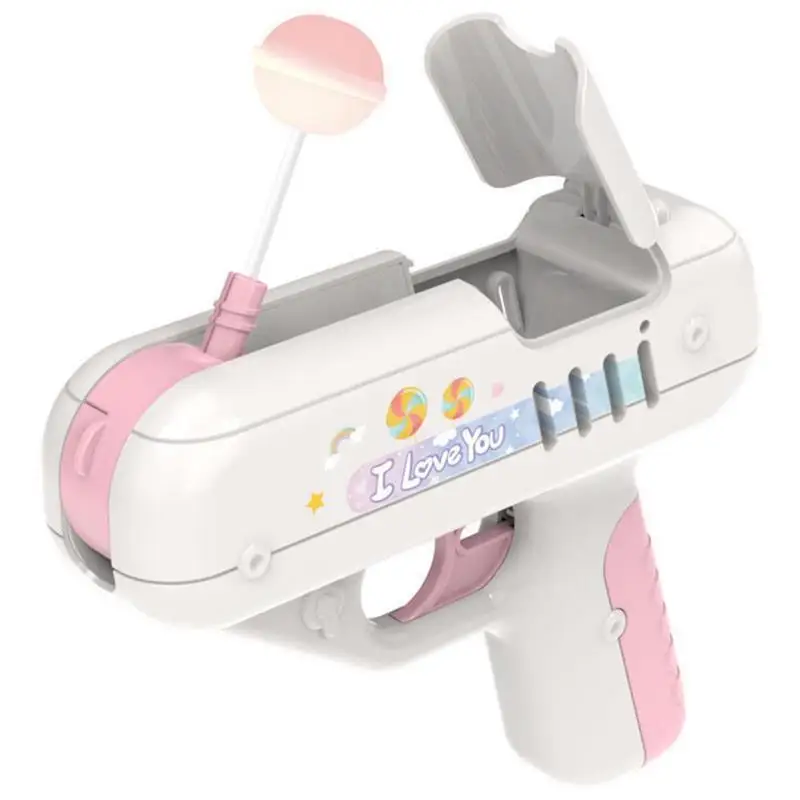 

Candy Toy Gun 2 colors Sugar Lollipop Gun Creative Toys for Girlfriends Light Storage Toy Children Adult Surprise Gift NO Candy