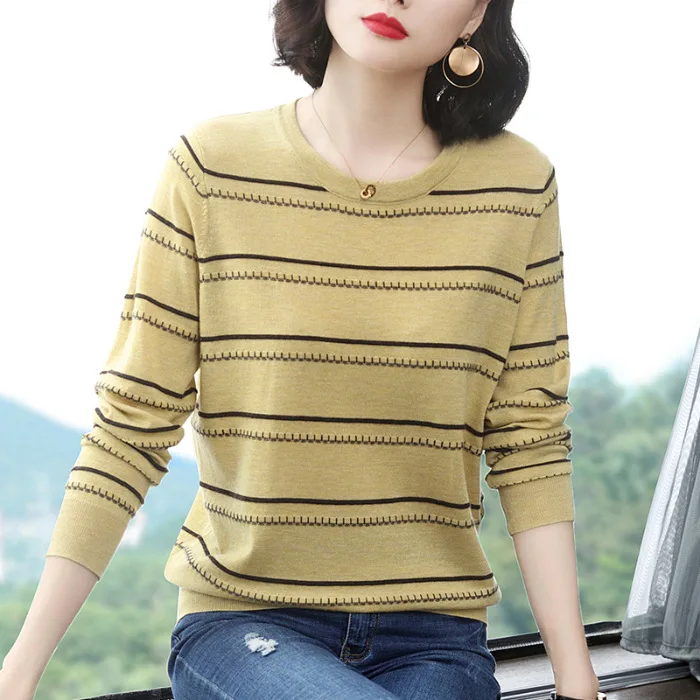 

2020 new women's sweater Pullover loose clothing autumn and winter Korean students' general Long Sleeve Sweater Top
