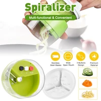vegetable spiralizer slicer 4in1 sharp safe and fast blade handheld slicer with finger guard salad gadgets for kitchenware tools