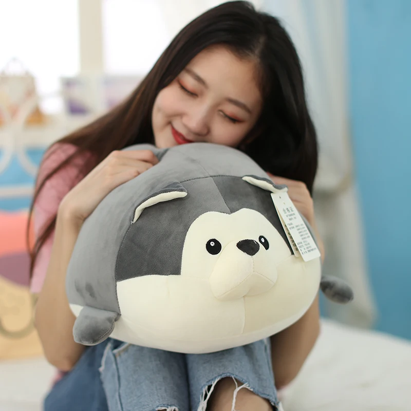Candice guo плюшевая игрушка кукла мультяшное животное Шиба хаски подушка для собаки