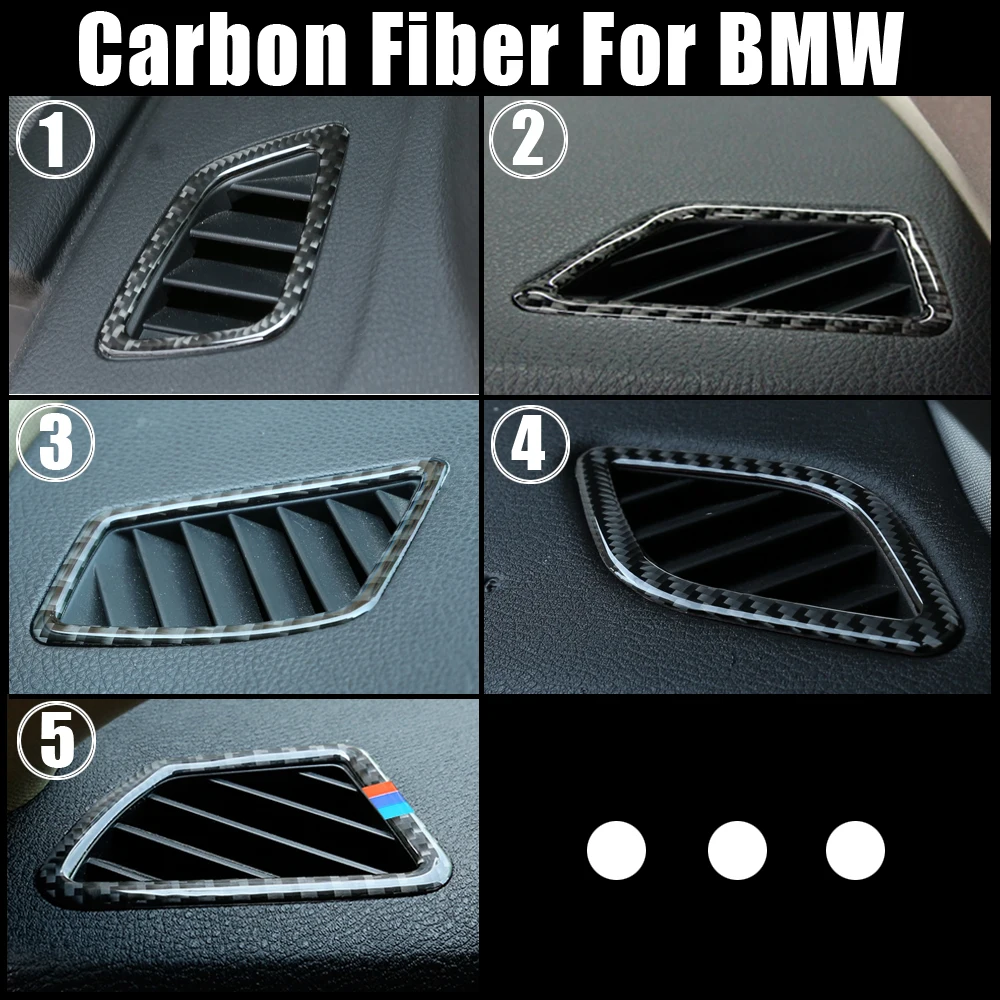 Стикеры из углеродного волокна для интерьера воздуховыпускного отверстия BMW 1 3