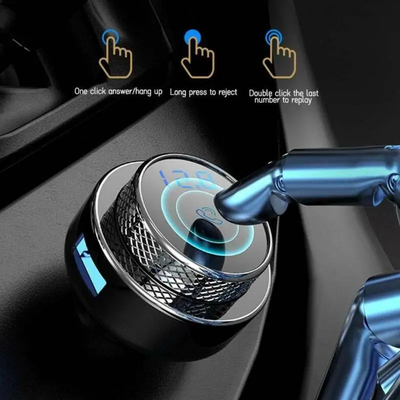 Новый беспроводной FM-передатчик Bluetooth-совместимый с 5 0 Автомобильный MP3-плеер