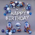 Детский костюм на день рождения в скандинавском стиле, воздушный шар для вечевечерние, украшение для мальчиков, для однолетней ванны, 039