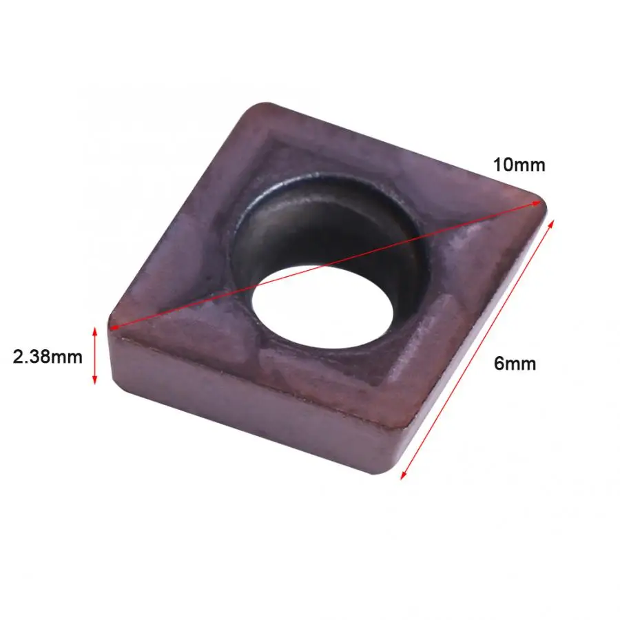 10 шт. твердосплавные вставки с ЧПУ лезвие резак токарный станок инструмент