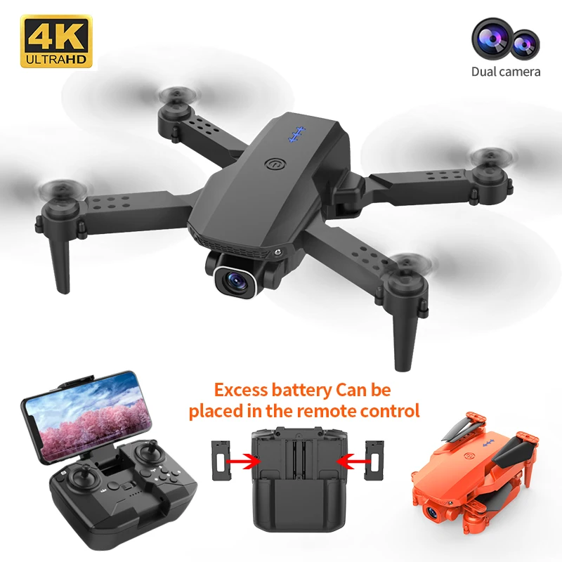 

Eachine K5 Mini Drone 4K профессиональный HD Двойная камера WiFi FPV складной Квадрокоптер RC вертолет Дрон детские игрушки VS E88Pro/XT6
