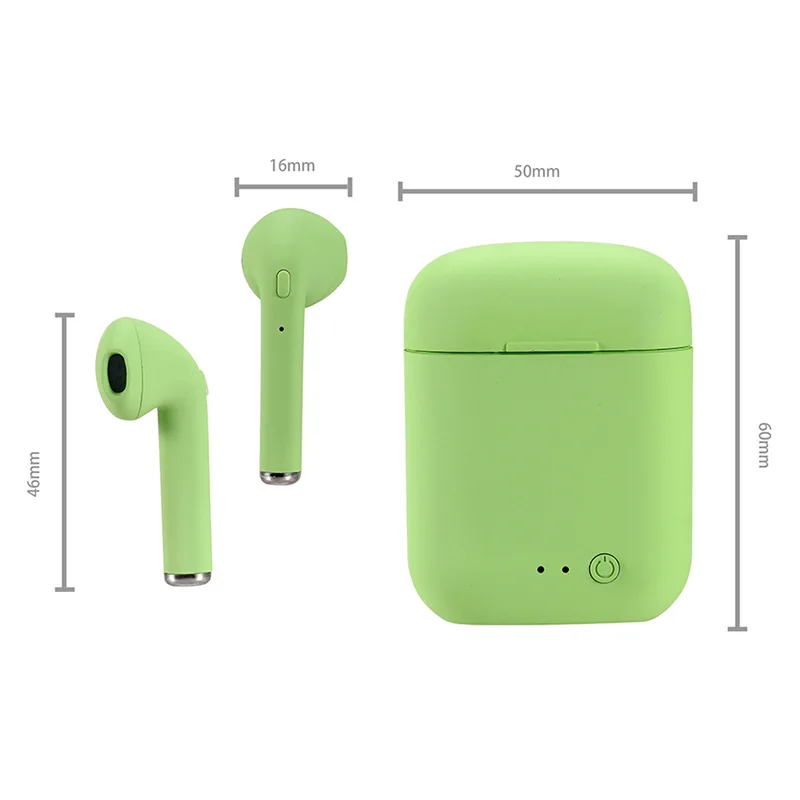 Беспроводные наушники Disney TWS i7 Mini 2 Bluetooth 5 0 матовые наушники-вкладыши Macaron