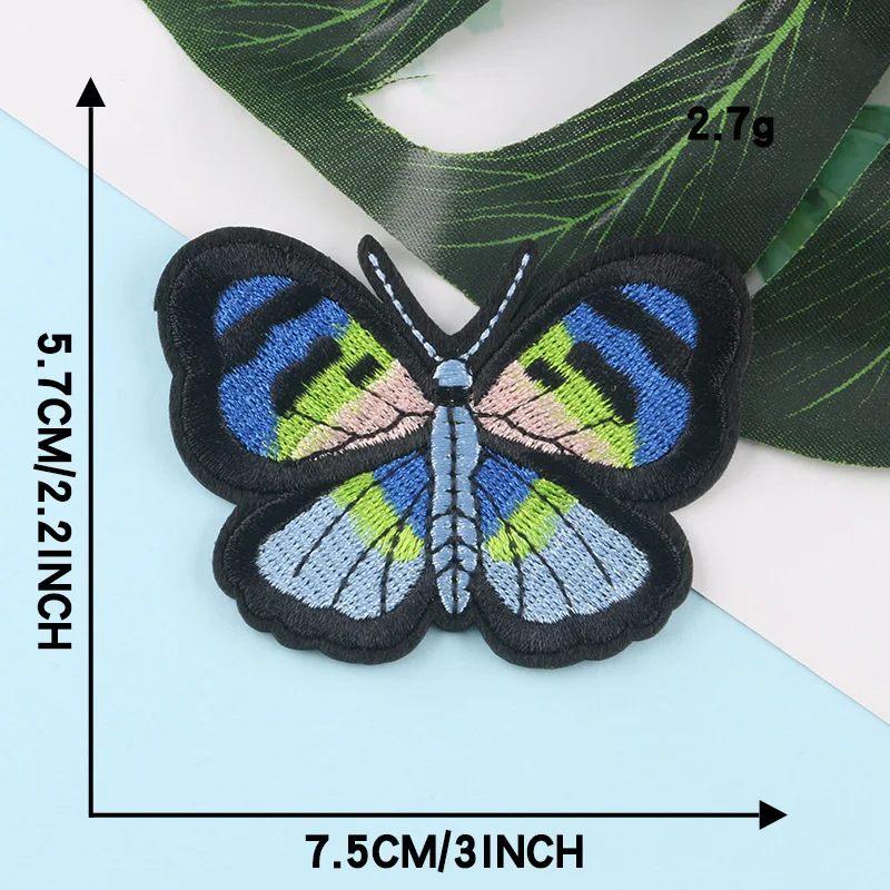 Мультяшная бабочка одежда вышивка аппликация сделай сам шитье декоративные