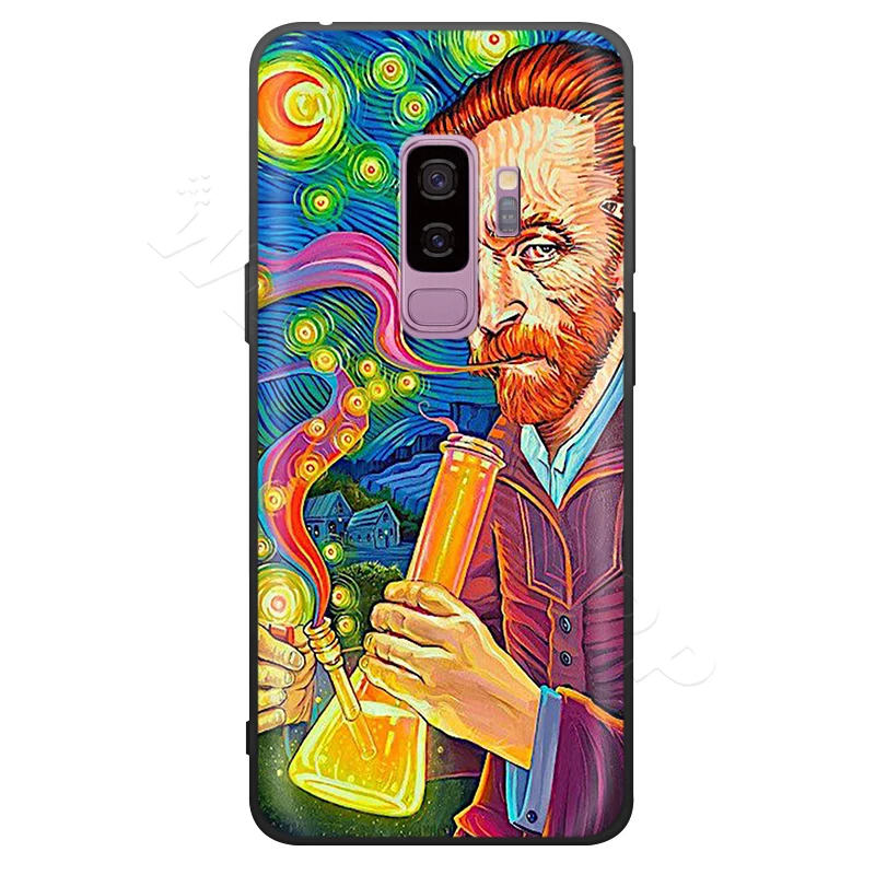 Webbedepp медведь курение сигар чехол для samsung Galaxy S7 S8 S9 S10 Edge Plus Note 10 8 9 A10 A20 A30 A40 A50 A60 A70