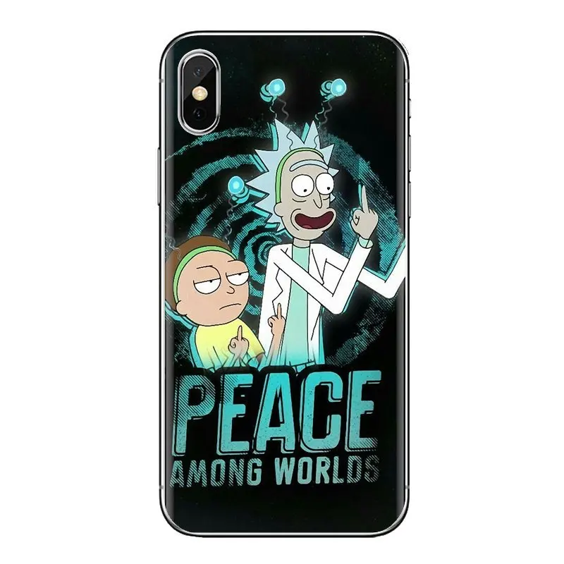 For LG G3 G4 Mini G5 G6 G7 Q6 Q7 Q8 Q9 V10 V20 V30 X Power 2 3 K10 K4 K8 2017 rick and morty Transparent Soft Cases Covers |
