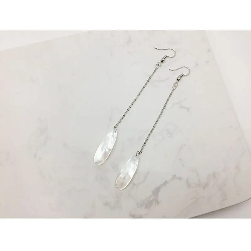 Natural Shell Earrings DIY Jewelry Accessories Necklace Pendant Handmade Materials 2pcs | Украшения и аксессуары