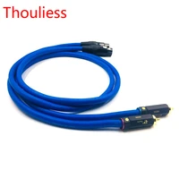 thouliess pair br 109 rca male to 3pin xlr female balacned audio interconnect cable xlr to rca cable with cardas clear light usa