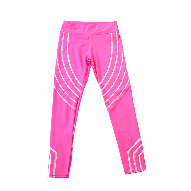 Кайли розовый модные тонкие женские леггинсы с высокой талией эластичные фитнес