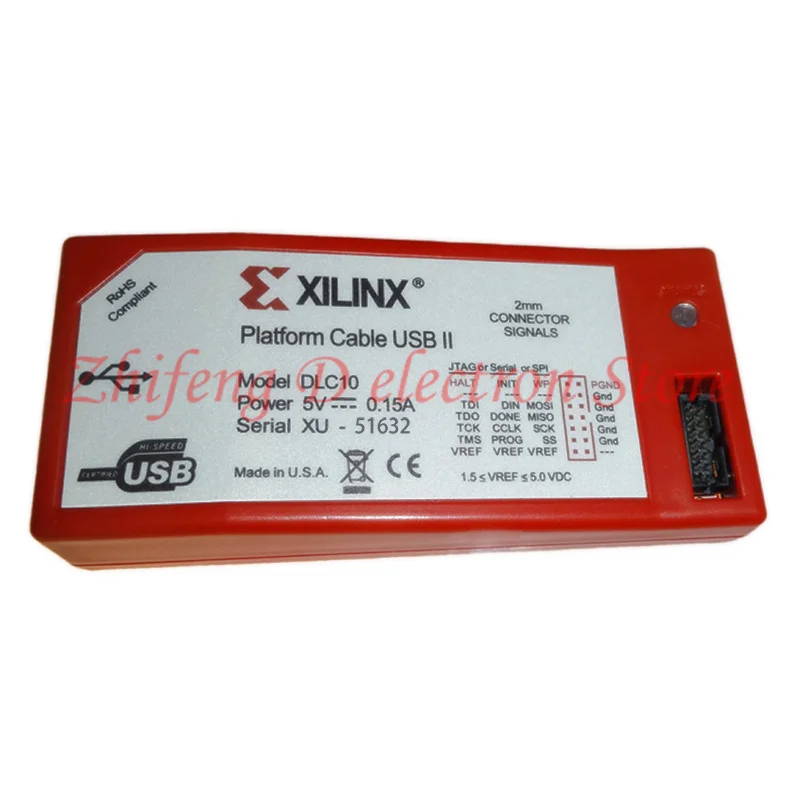 

HW-USB-II-G Xilinx DLC10 кабель платформы II, американский оригинальный кабель загрузчика