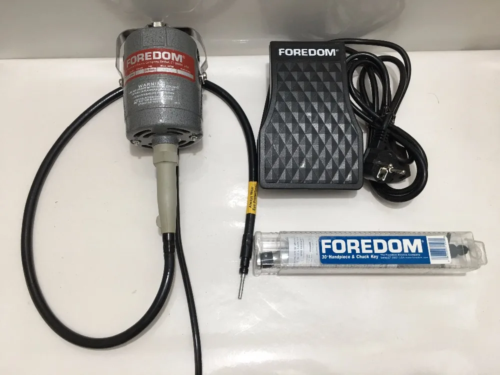 Бесплатная доставка новинка двигатель Foredom с гибким валом 220 В мотор Dremel для