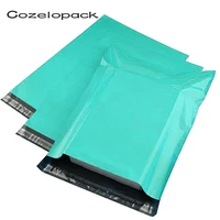 100pcs teal green poly mailer 9 sizes poly mailer self seal envelopes shipping bag with adhesive postal bags shipping bags
