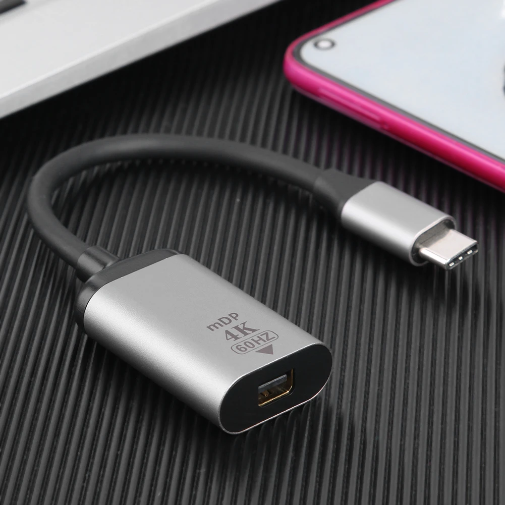 

4K 60 Гц кабель для ноутбука телефон планшет удлинитель адаптер конвертер муфта Тип USB C дисплейный порт MiniDP типа «переходник DisplayPort