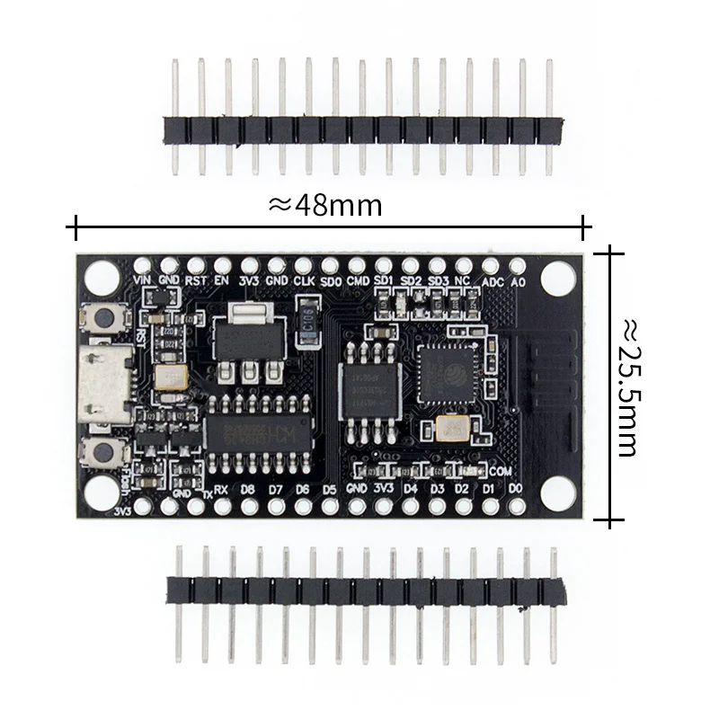 10pcs NodeMCU V3 Lua WIFI module integration of ESP8266 + extra memory 32M Flash USB-serial CH340G | Активные электронные