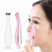 new mini portable electric eye massage pen device dark circle facials vibration thin face magic stick anti bag pouch wrinkle
