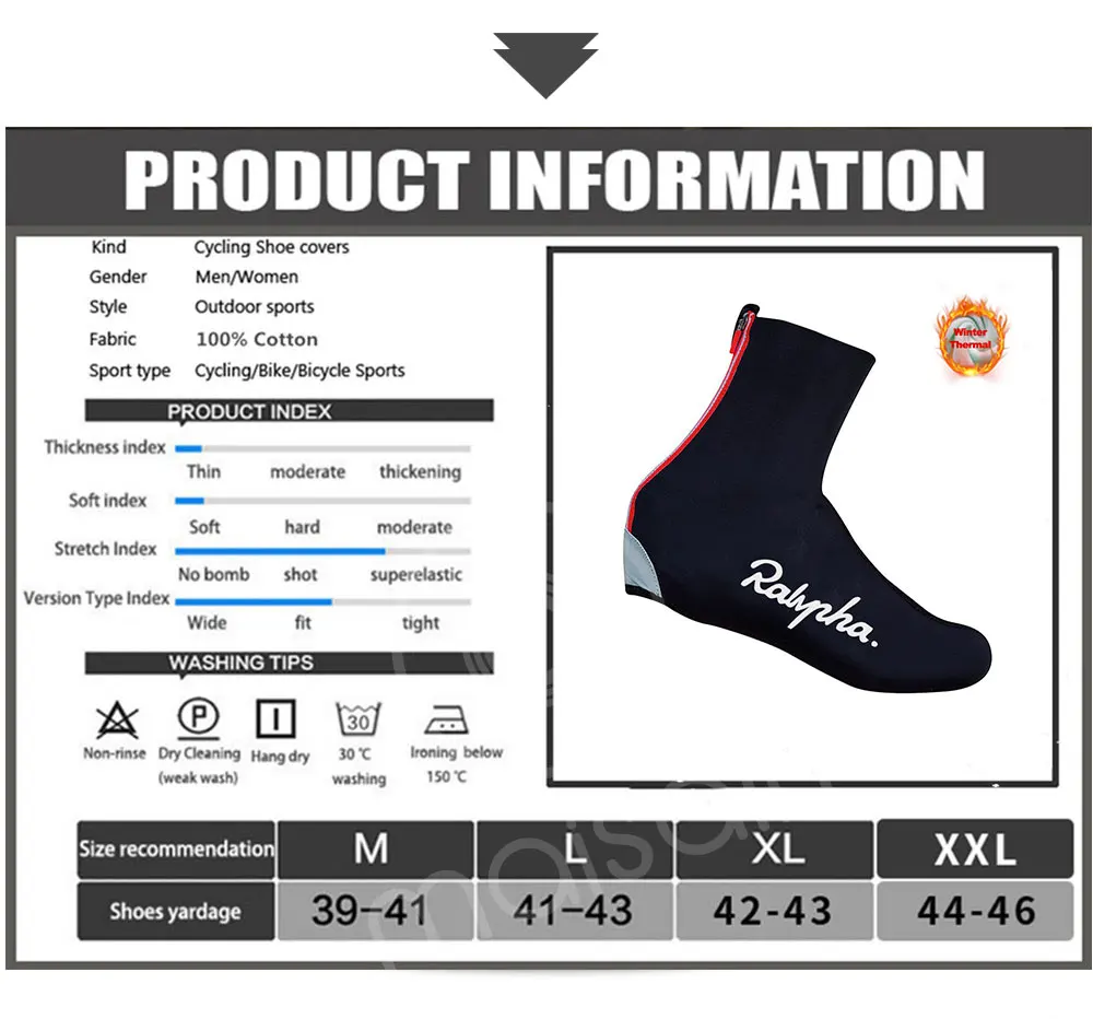 

2021 Newest Winter Lycra Zip Cycling Shoe Cover Sport Men's MTB Bike Shoes Covers Bicycle Overshoes Cubre Shoe Cover Warm