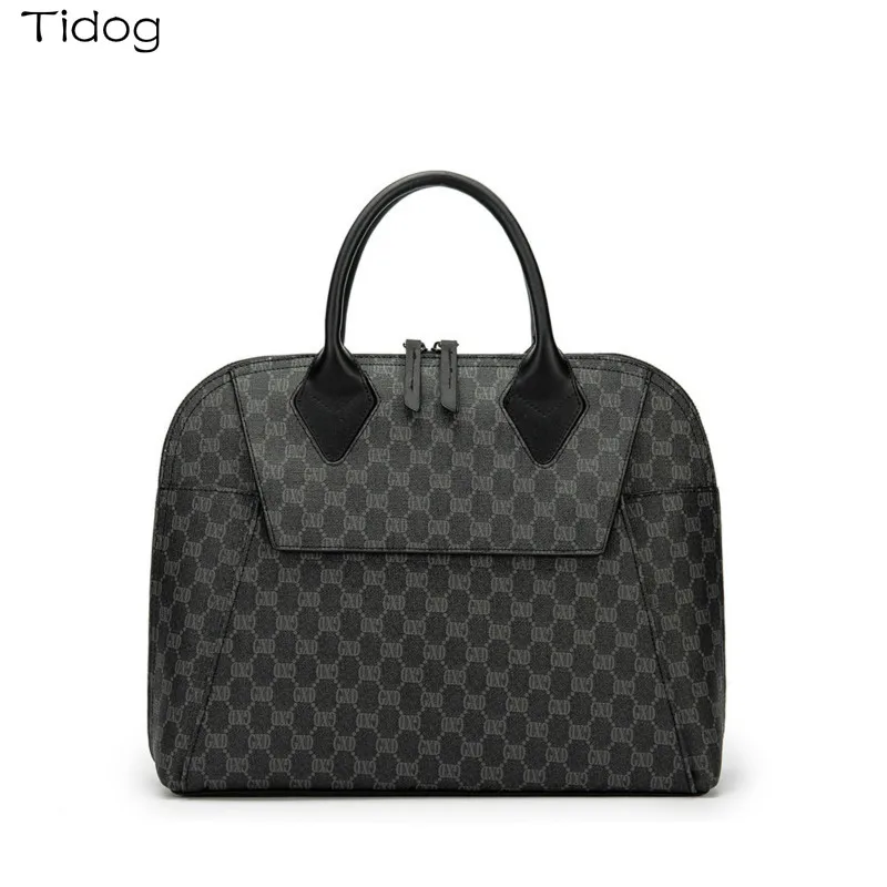 

Tidog New fashion trend grid computer fashion laptop briefcase
