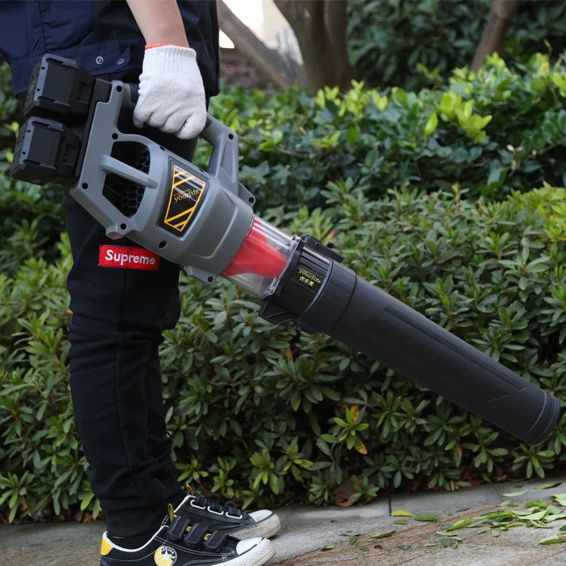 

Blower blows deciduous hair dryer portable high-power lithium battery 40V electric leaves large wind charge dust removal
