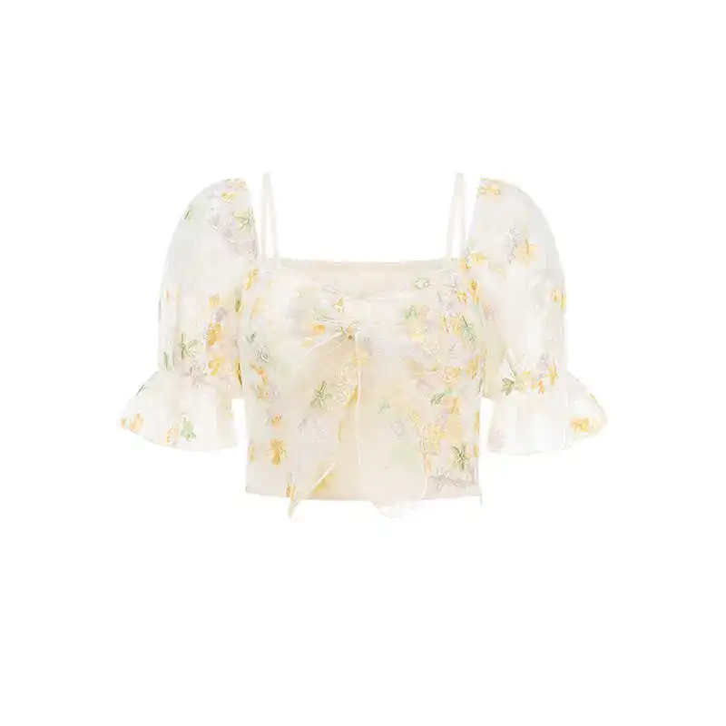 

Dress Women Sexy Sleeve Lace Mini Dress Women Summer Style Vintage Fairy Dress New 2020