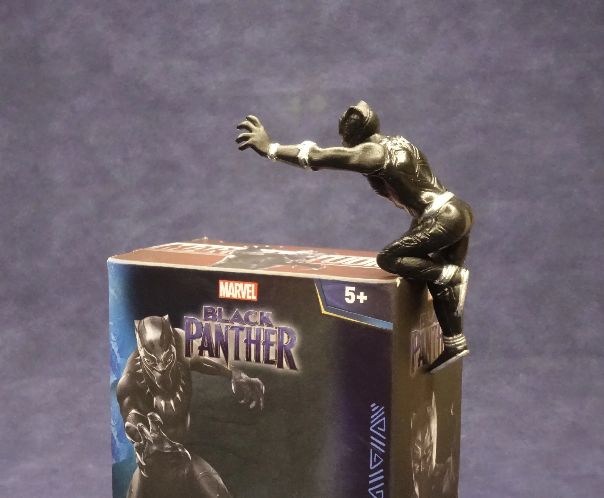 Marvel X-Men Black Panther Action Figure Sitting Posture Miniature Anime Mini Doll Decoration PVC Collection Figurine Model Toys | Игрушки и