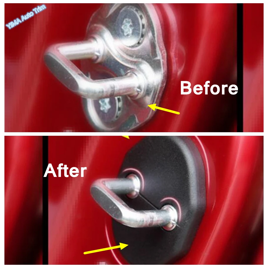 Автомобильный Стайлинг Lapetus пластиковый внутренний Дверной замок защитная