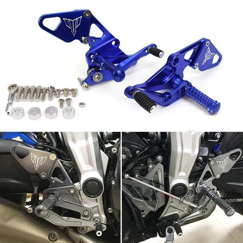 ЧПУ Регулируемые задние комплекты Rearset Подножка для ухода за кожей ног колышки