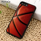 MaiYaCa баскетбольный чехол для телефона с реальной текстурой для iPhone 5 6 S 7 8 plus 11 12 13 Pro X XR XS Max Samsung Galaxy S6 S7 S8 S9 S10 plus