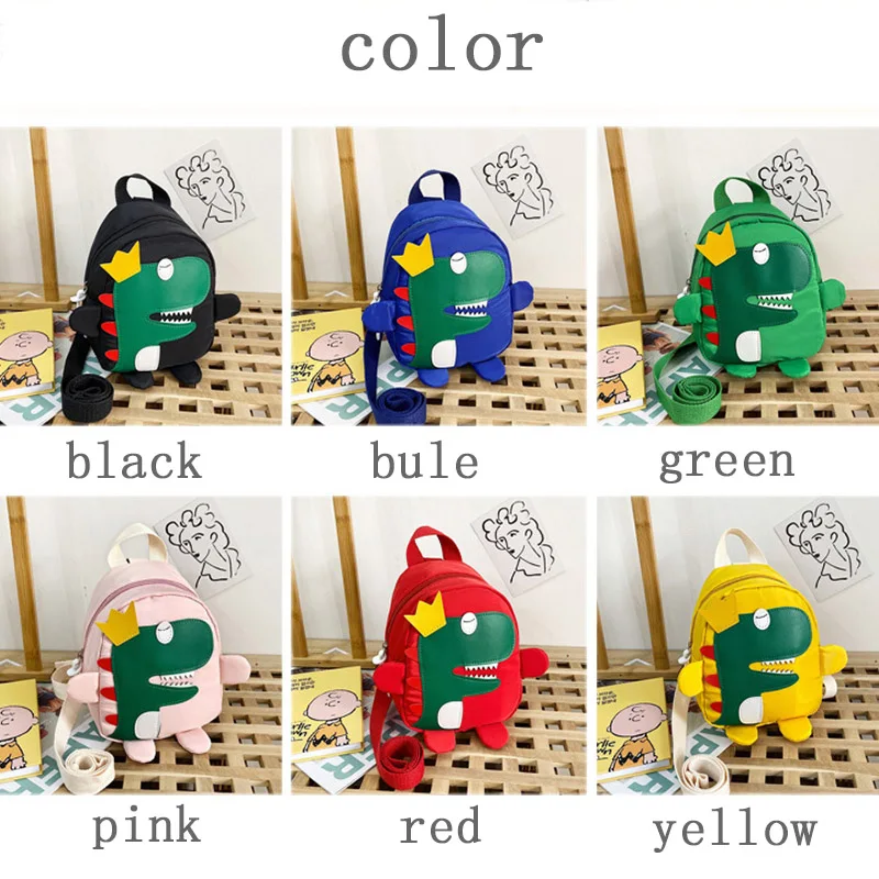 

1Pcs Korean Style Lovely Dinosaur Baby Backpack Shoulders Bags Children Bag Boys Girls Kids SchoolBag Waterproof School Backpack