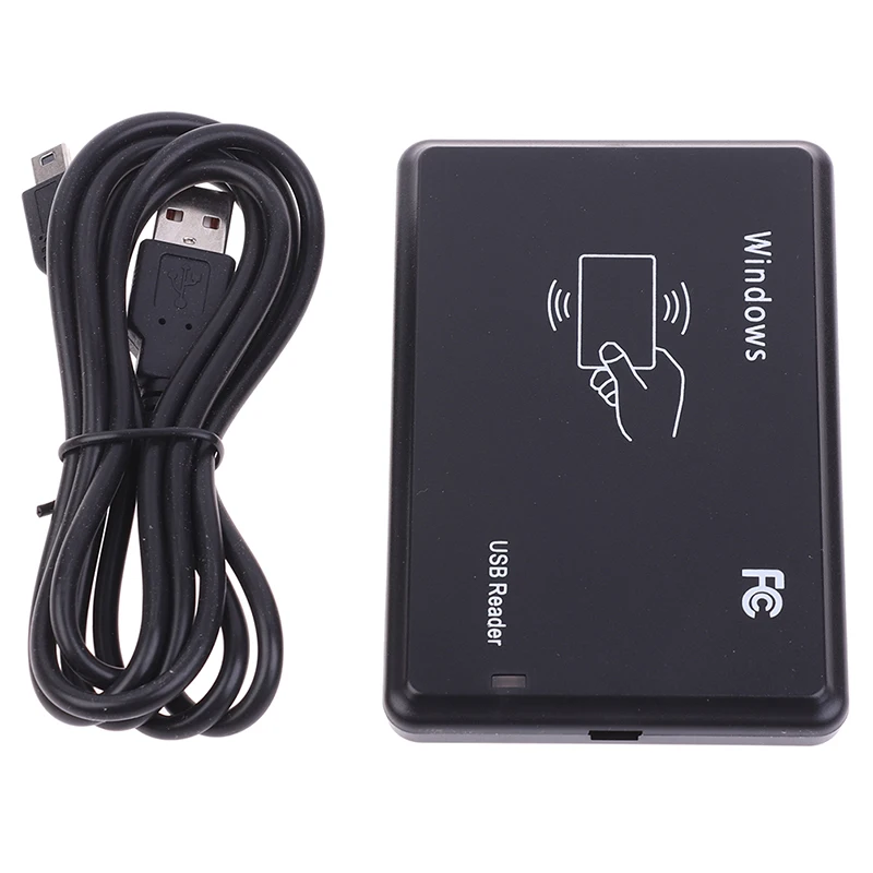 RFID считыватель с USB портом EM4100 TK4100 125 кГц|Считыватели контрольных карт| |
