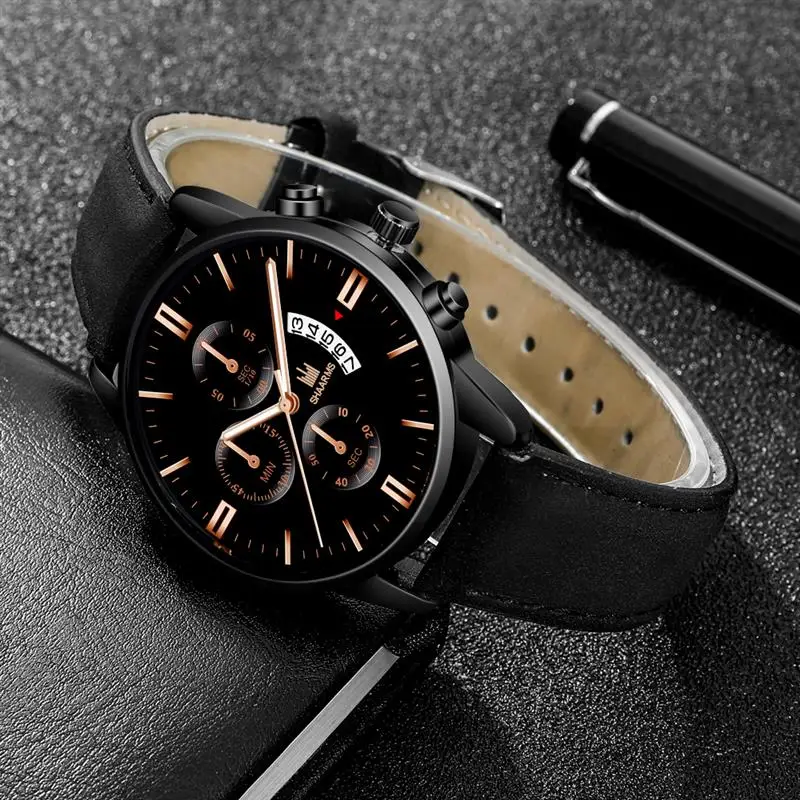 Часы наручные мужские кварцевые с хронографом модные роскошные деловые