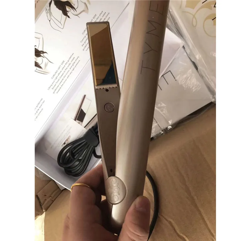 Золотые Инструменты для укладки волос щипцы завивки Выпрямитель бигуди