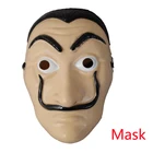 Мужская маска на хэллоуин, костюм сальвадора дали, бумажный дом, косплей, карнавальная вечеринка, маскарадный костюм