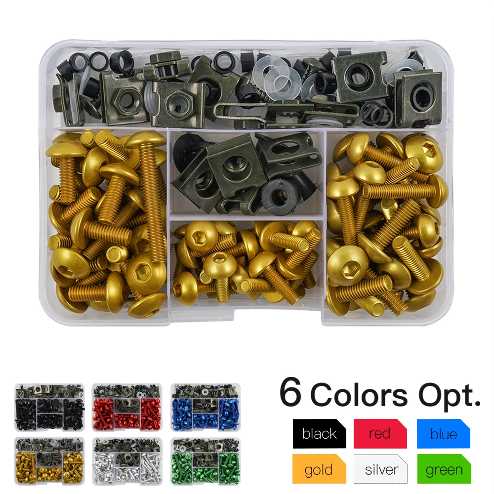 NICECNC полный ЧПУ обтекатель Болты Комплект болты для кузовных работ гайка Suzuki GSXR600