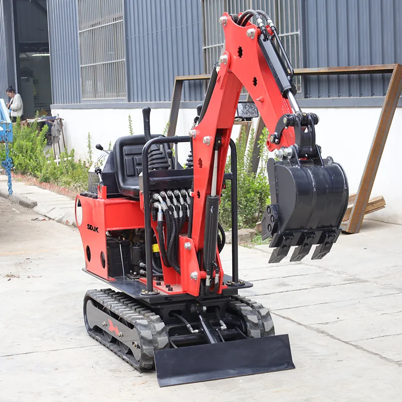 800kg Hydraulic Mini Excavator Mini Digger Loader Bagger With Competitive Prices Meet CE ISO Certification