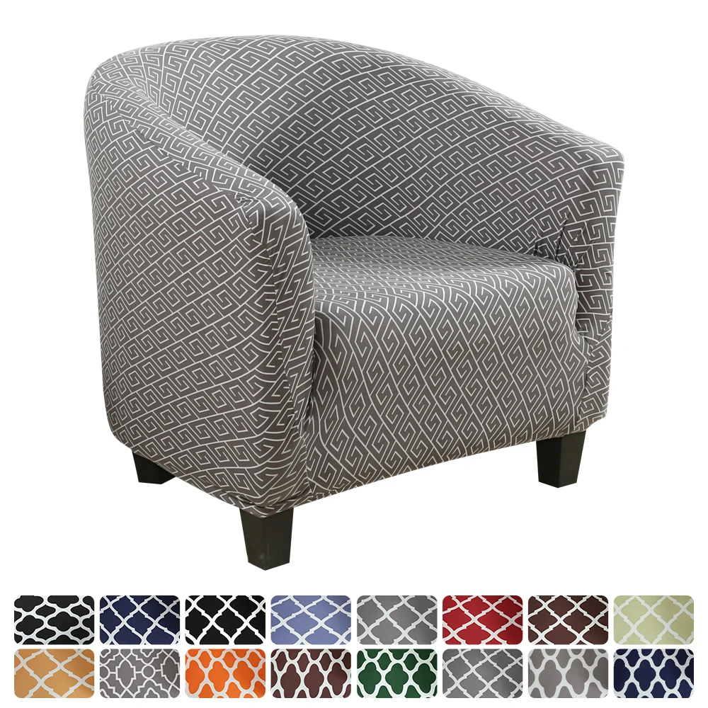 Чехол на 1 местный диван эластичное покрытие для мебели с принтом|Чехлы диванов| |