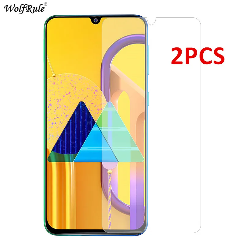 2 шт Стекло для samsung Galaxy C5 A70 A50 A40 A10 A10S защита экрана закаленное стекло для samsung Galaxy M30S стеклянная пленка для телефона