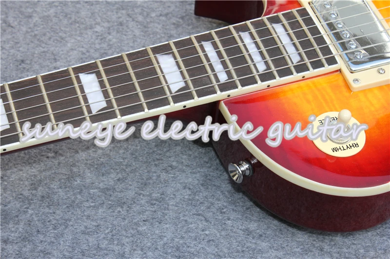Suneye Sunburst стеганая Отделка электрогитары хромированная фурнитура гитары