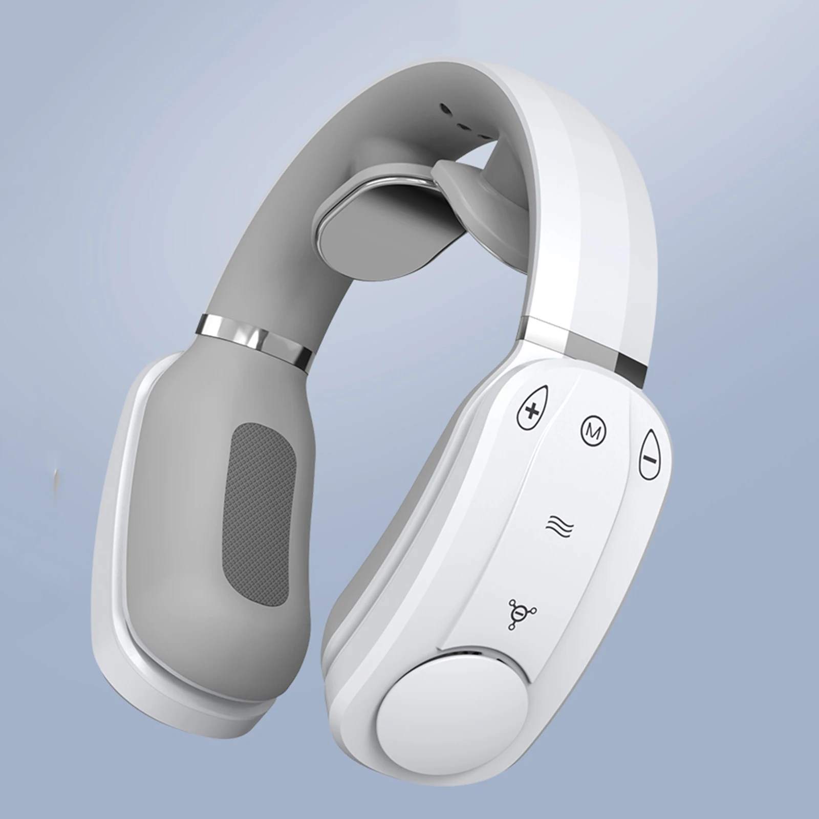 

Electric Neck Fan Cooling Heater Heating Massager 3 Modes 15 Levels Portable