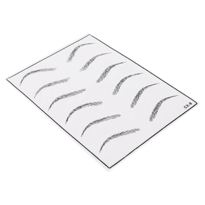 1 шт. из нержавеющей стали золотое соотношение бровей Перманентный макияж Тату