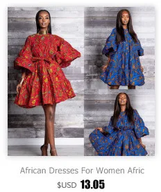 Африканская одежда африканские платья для женщин Boubou Africain Дашики Анкара платье большого размера платья африканские женские платья