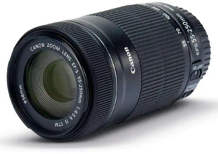 Объектив SLR камеры Canon EF S 55 250 мм f/4 5 6 IS STM|Объективы для фотоаппаратов| |