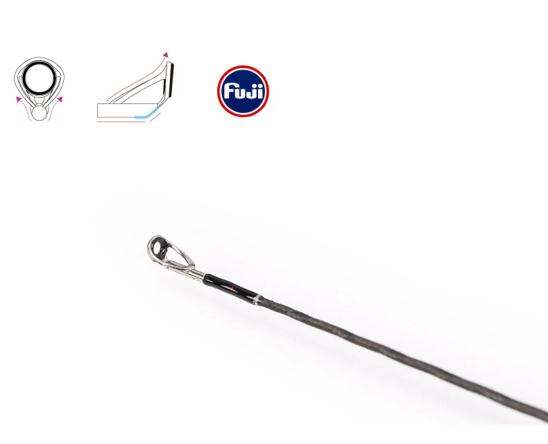 Палисандр Fuji спиннинг катушка для рыбалки Rod Fast Action удочка для детей от 3 до 12 лет g 4-15 г Рыбная ловля в соленой и пресной воде снасти с ручкой из углеродного волокна