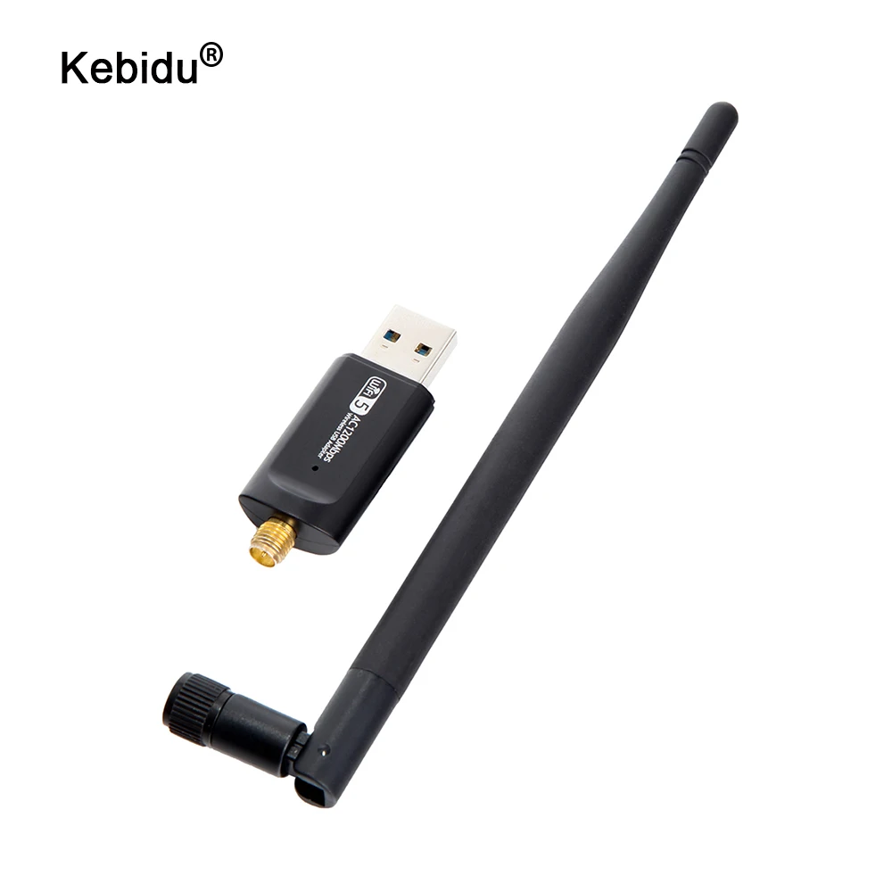 Kebidu RTL8812BU беспроводная сетевая карта 1200 Мбит/с Wi Fi LAN адаптер мини USB 2 4 ГГц 5