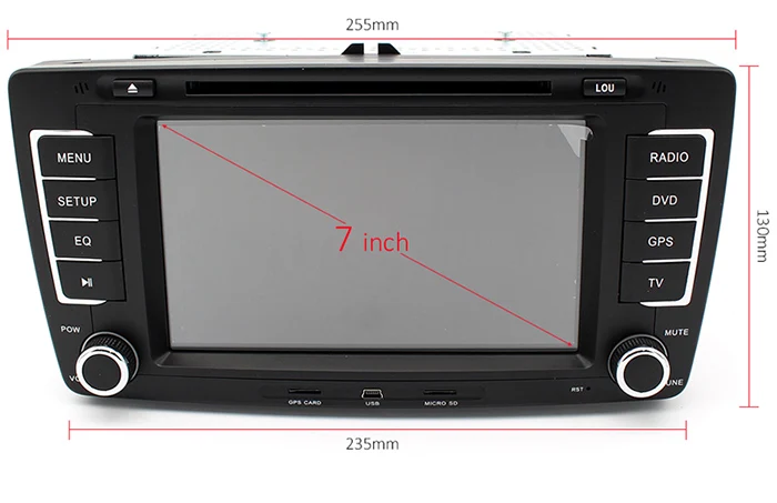 Автомобильный DVD плеер 7 дюймов Android 8 0 1 2013 дюйма Восьмиядерный процессор 4 Гб ОЗУ 32