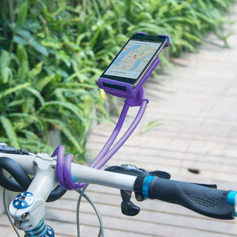 mobile phone holder hanging neck lazy cellphone mount accessories adjustable 360 degree phones holder stand for iphone huawei free global shipping