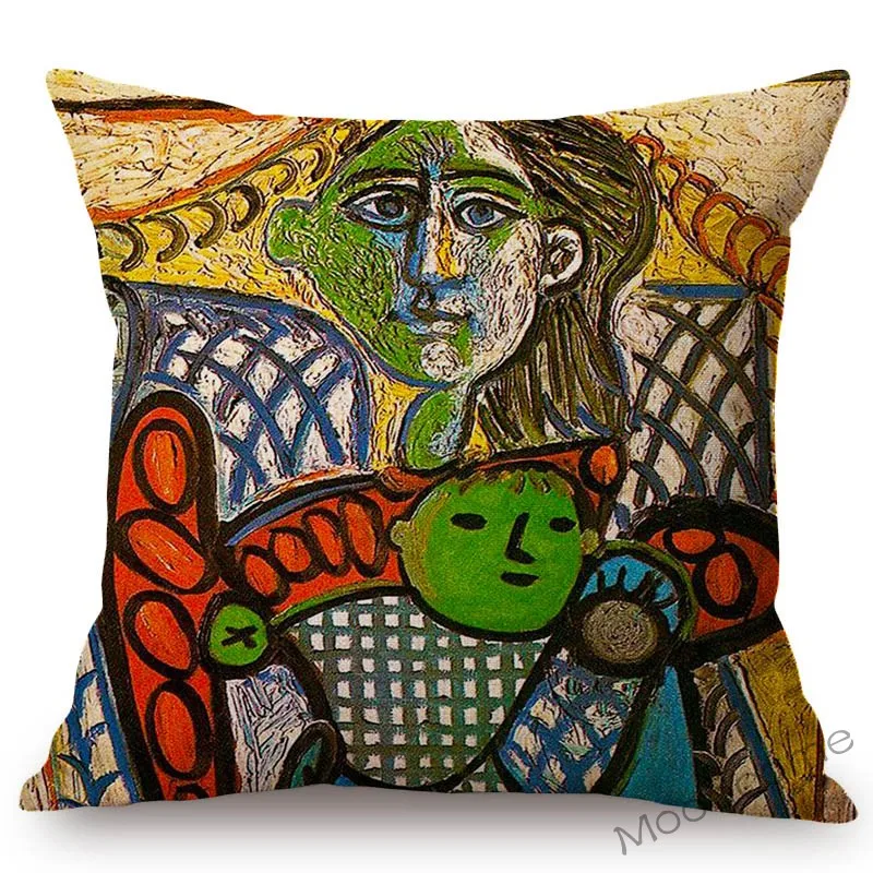 Чехол для диванной подушки декоративный прямоугольный чехол с испанским